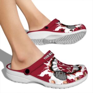 personalized washington state cougars gripping hand clog fashion forward