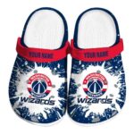 personalized washington wizards splash art clog best selling