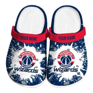 personalized washington wizards splash art clog best selling