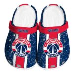 personalized washington wizards vertical stripes clog best selling