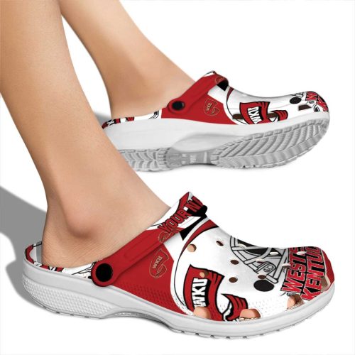 personalized western kentucky hilltoppers football helmet clog fashion forward