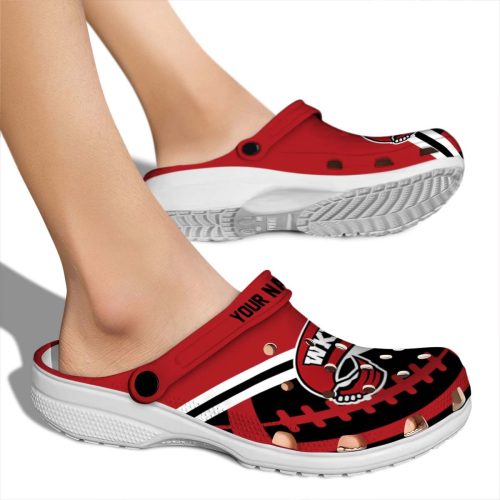 personalized western kentucky hilltoppers football motif clog fashion forward