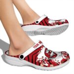 personalized western kentucky hilltoppers zigzag paint burst clog best selling