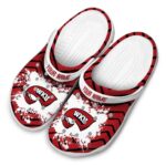 personalized western kentucky hilltoppers zigzag paint burst clog best selling