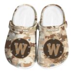 personalized western michigan broncos desert camo clog best selling