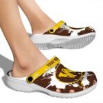 personalized western michigan broncos splatter pattern clog best selling