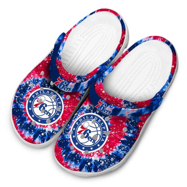 philadelphia 76ers radiant burst effect clog latest model