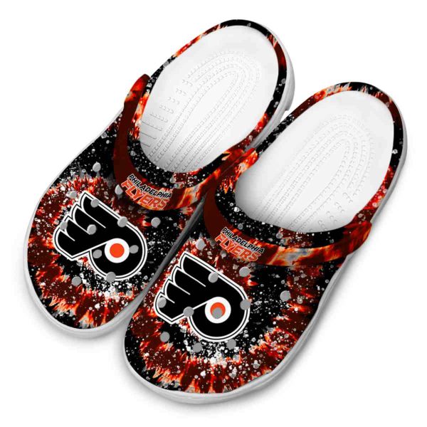 philadelphia flyers radiant burst effect clog latest model