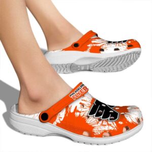 philadelphia flyers splatter graphics clog fashion forward