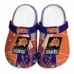 phoenix suns geometric background clog best selling