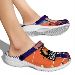 phoenix suns geometric background clog fashion forward