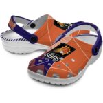 phoenix suns geometric background clog best selling