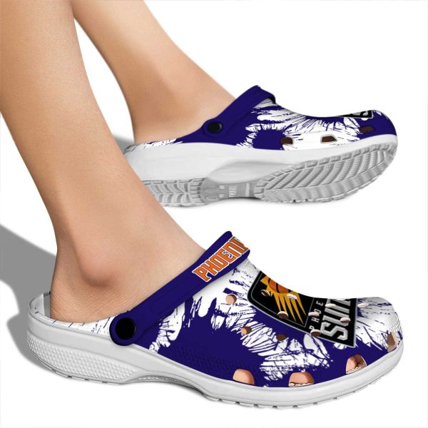 phoenix suns splatter graphics clog fashion forward