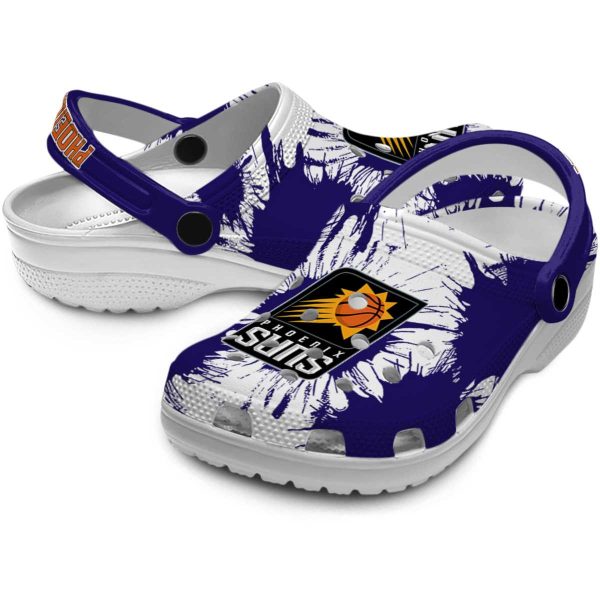 phoenix suns splatter graphics clog high quality