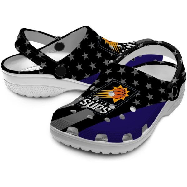 phoenix suns stellar stripes theme clog high quality