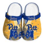 pittsburgh panthers geometric background clog best selling