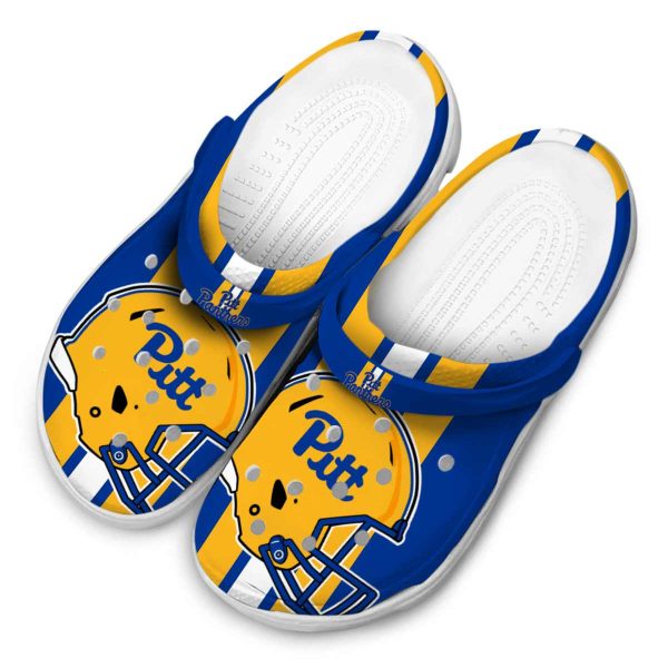 pittsburgh panthers helmet stripes clog latest model