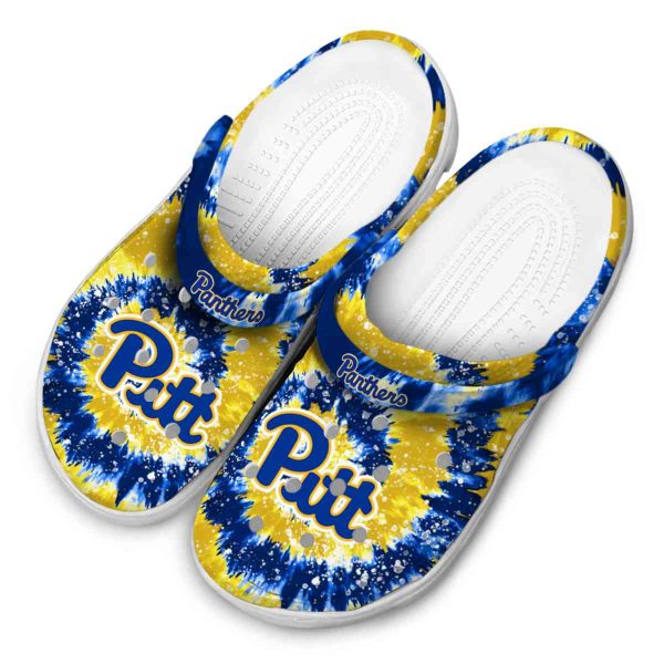 pittsburgh panthers radiant burst effect clog latest model