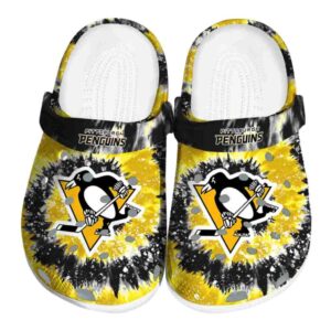 pittsburgh penguins radiant burst effect clog best selling