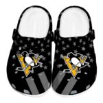 pittsburgh penguins stellar stripes theme clog best selling