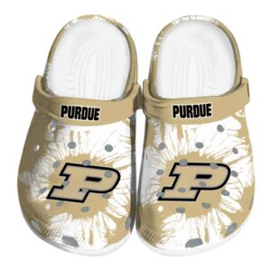 purdue boilermakers splatter graphics clog best selling