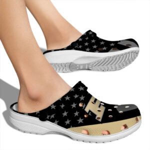 purdue boilermakers stellar stripes theme clog fashion forward