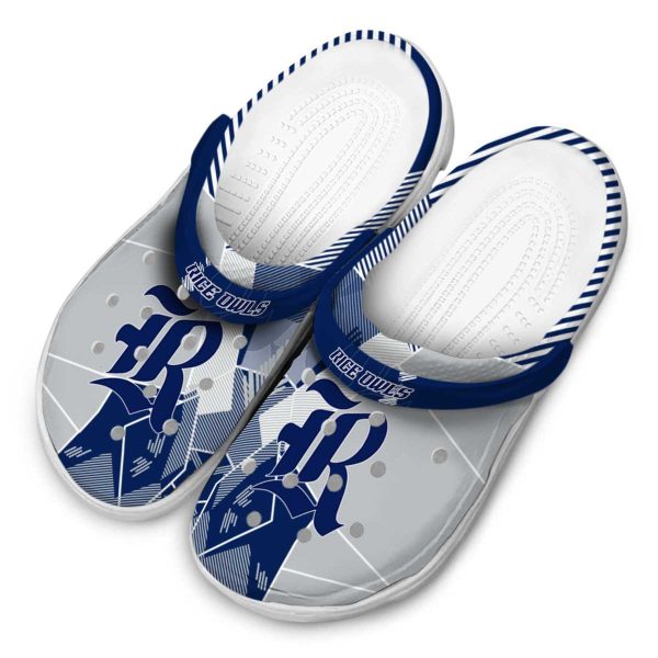 rice owls geometric background clog latest model
