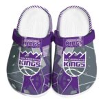 sacramento kings geometric background clog best selling