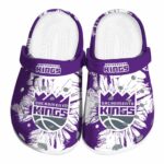 sacramento kings splatter graphics clog best selling