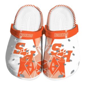 sam houston bearkats geometric background clog best selling
