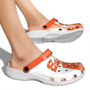 sam houston bearkats geometric background clog fashion forward