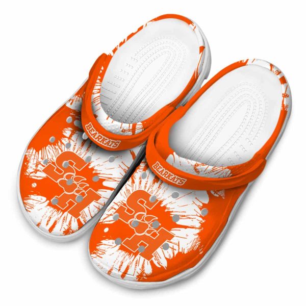 sam houston bearkats splatter graphics clog latest model