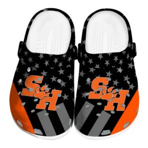 sam houston bearkats stellar stripes theme clog best selling