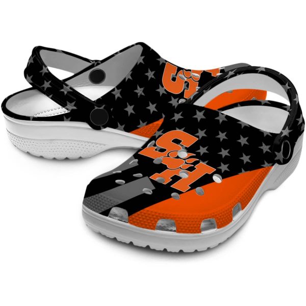 sam houston bearkats stellar stripes theme clog high quality