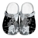 san antonio spurs geometric background clog best selling