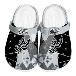 san antonio spurs geometric background clog best selling
