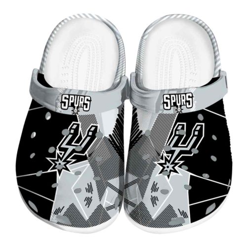 san antonio spurs geometric background clog best selling