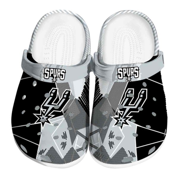 san antonio spurs geometric background clog best selling