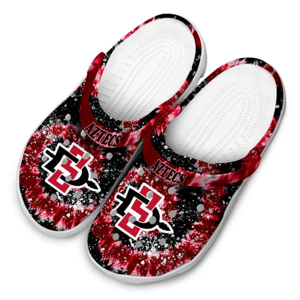 san diego state aztecs radiant burst effect clog latest model