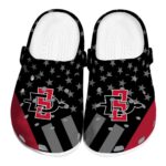 san diego state aztecs stellar stripes theme clog best selling