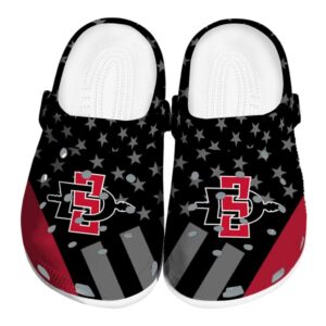 san diego state aztecs stellar stripes theme clog best selling