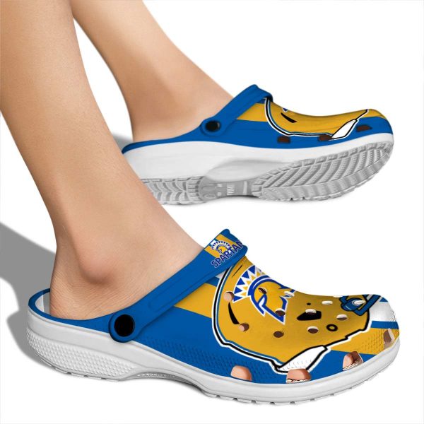 san jose state spartans helmet stripes clog fashion forward