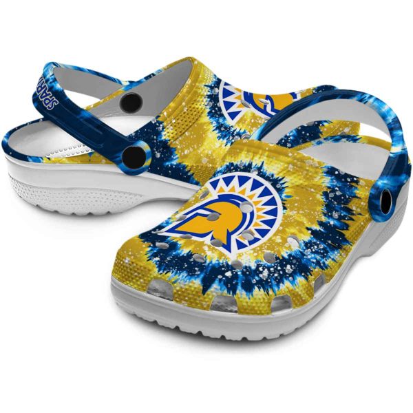 san jose state spartans radiant burst effect clog high quality