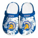 san jose state spartans splatter graphics clog best selling