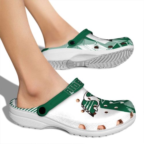saskatchewan roughriders geometric background clog fashion forward