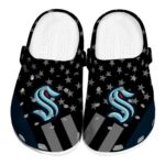 seattle kraken stellar stripes theme clog best selling