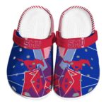 smu mustangs geometric background clog best selling