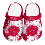 smu mustangs splatter graphics clog best selling