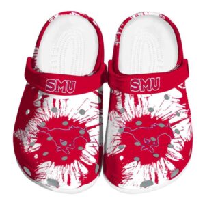 smu mustangs splatter graphics clog best selling