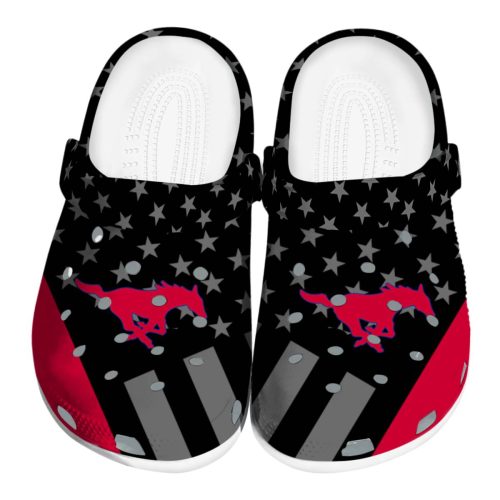 smu mustangs stellar stripes theme clog best selling